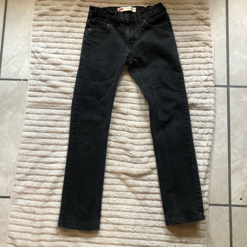 Boys Levi’s 511 Slim Jeans Black 12R